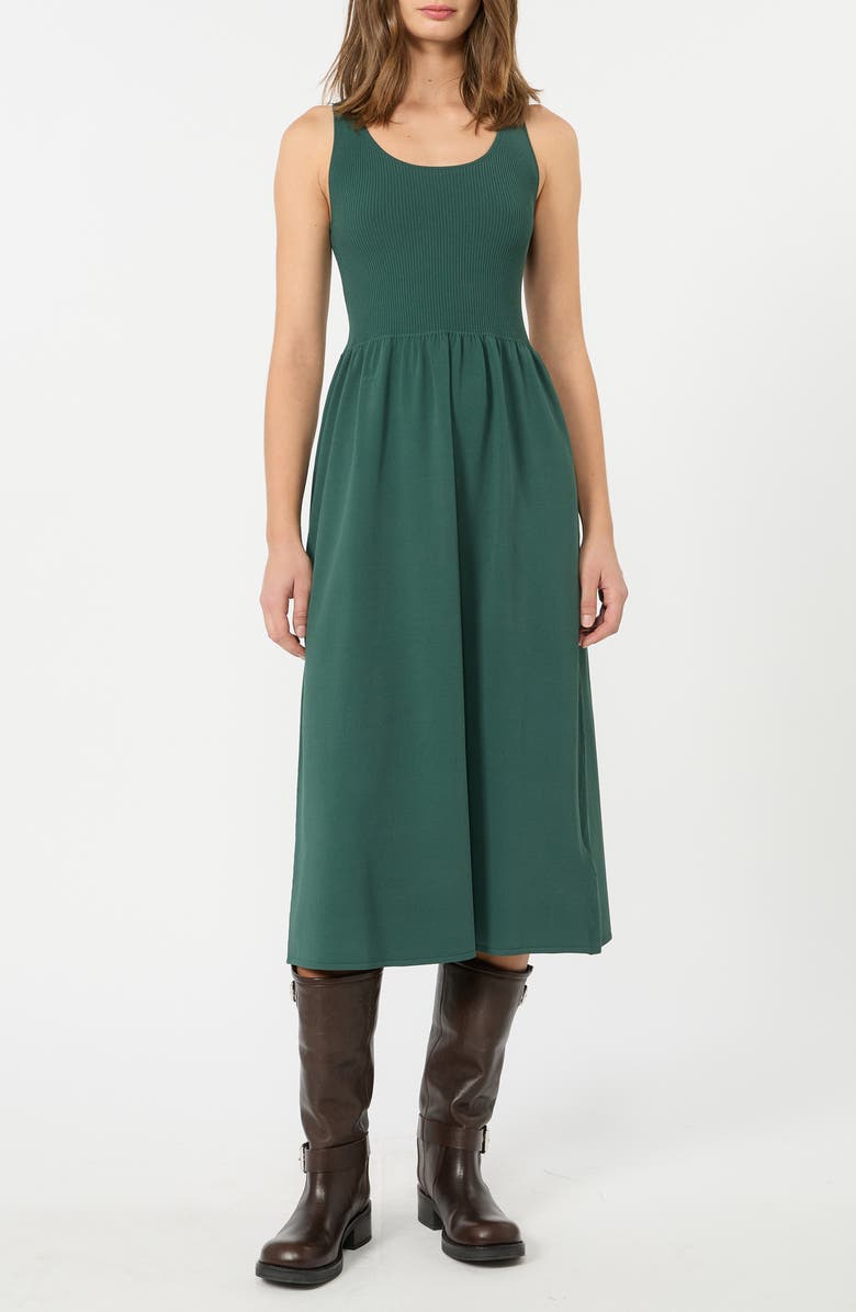Weekend Max Mara Calibri Midi Dress, Main, color, Green