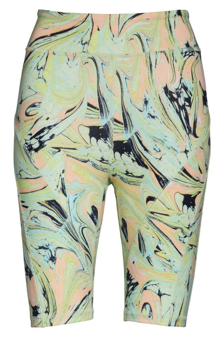 Free People FP Movement Lose Your Marbles Bike Shorts, Alternate, color, ZEST COMBO