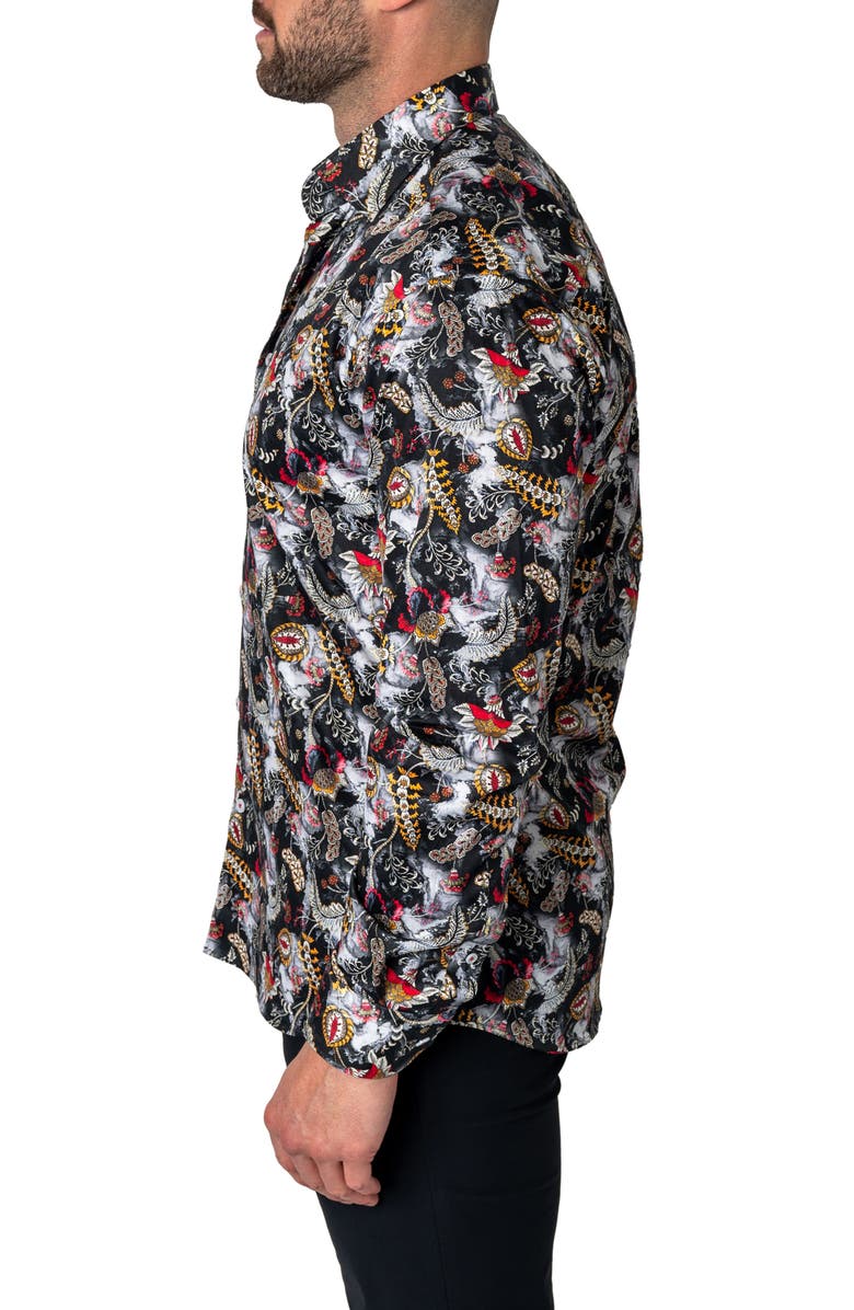 Maceoo Fibonacci Fairytale Regular Fit Cotton Button-Up Shirt, Alternate, color, 