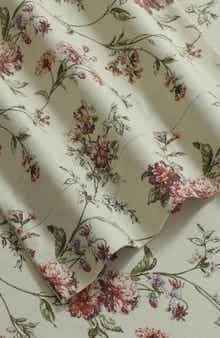 AZORES HOME Dollhouse Floral Cotton Flannel Sheet Set