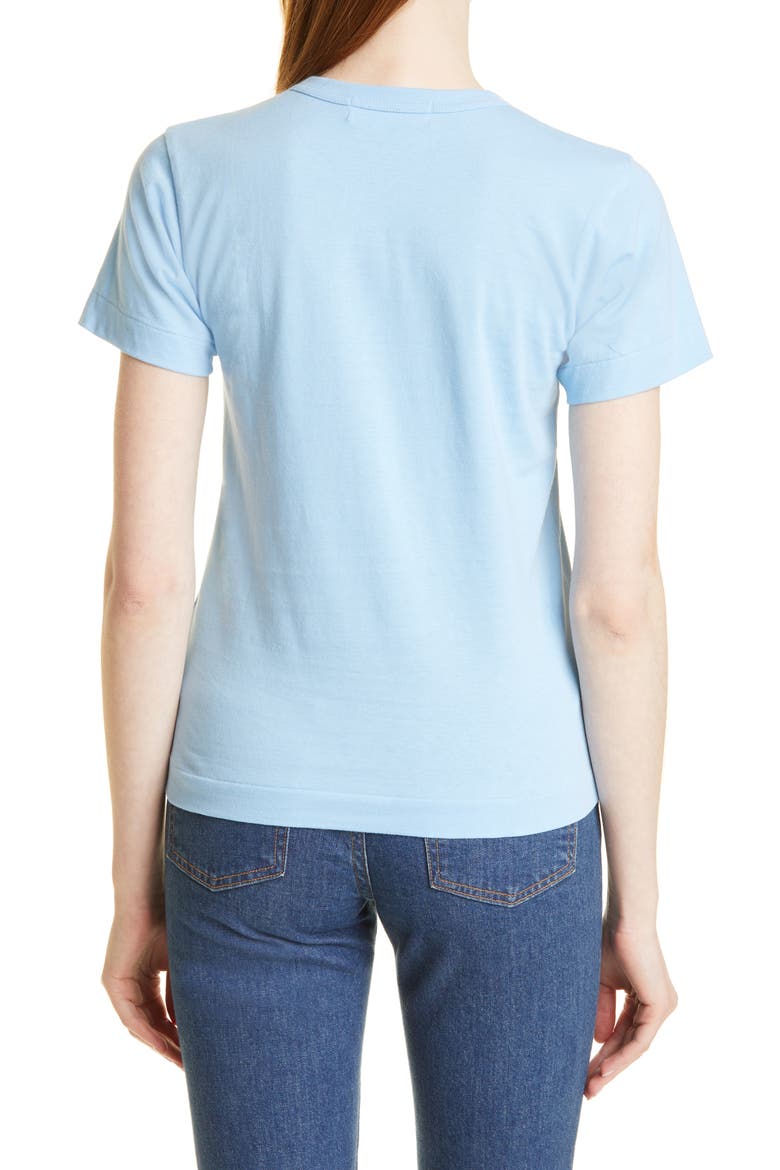 Polka Dot Heart Graphic Tee, Alternate, color, BLUE