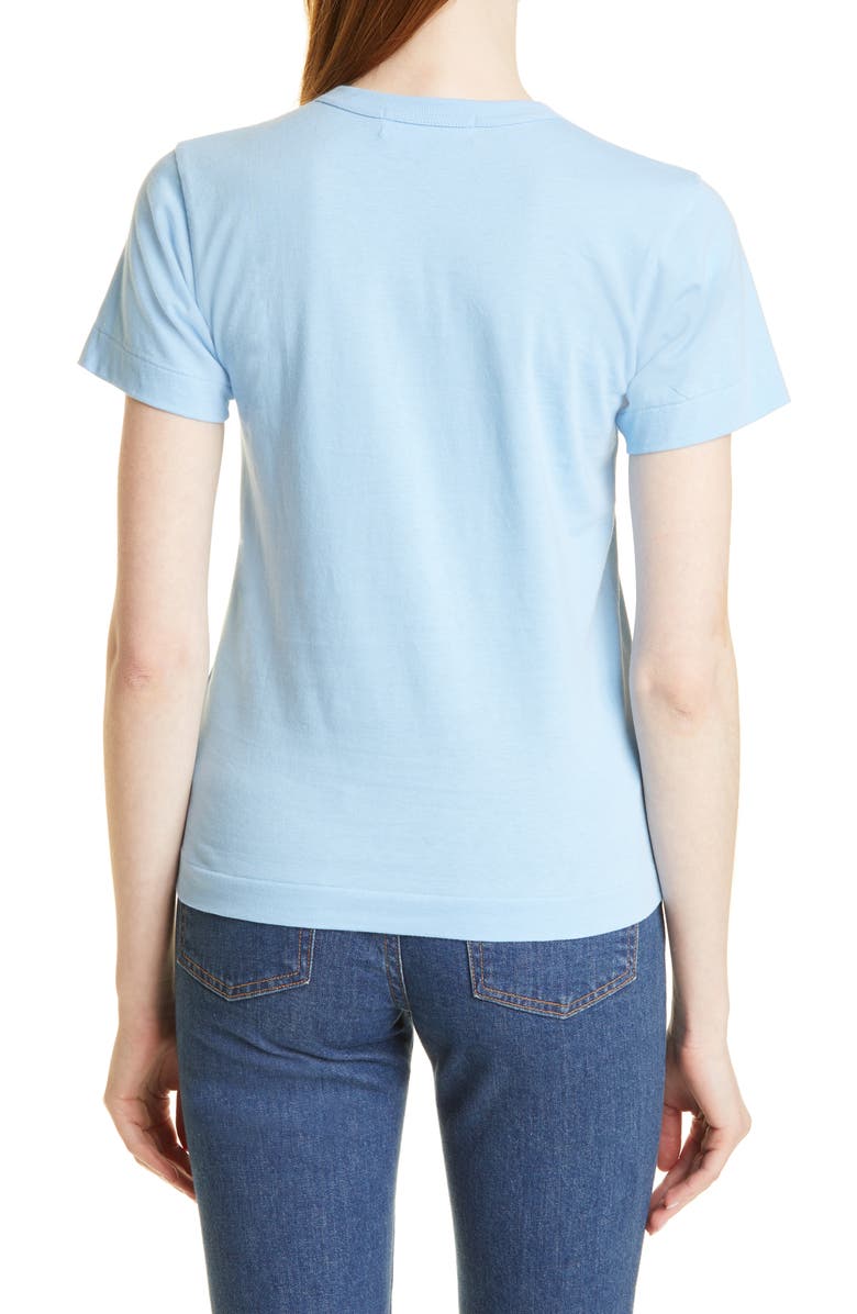 Comme des Garçons PLAY Polka Dot Heart Graphic Tee, Alternate, color,