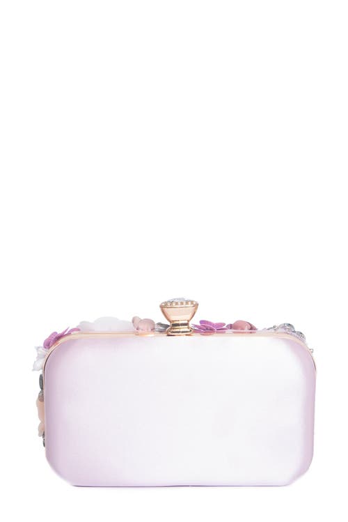 Lauren Lorraine Flower Clutch In Pink