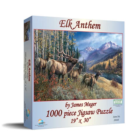 Elk Anthem 1000 piece Jigsaw Puzzle for Adults