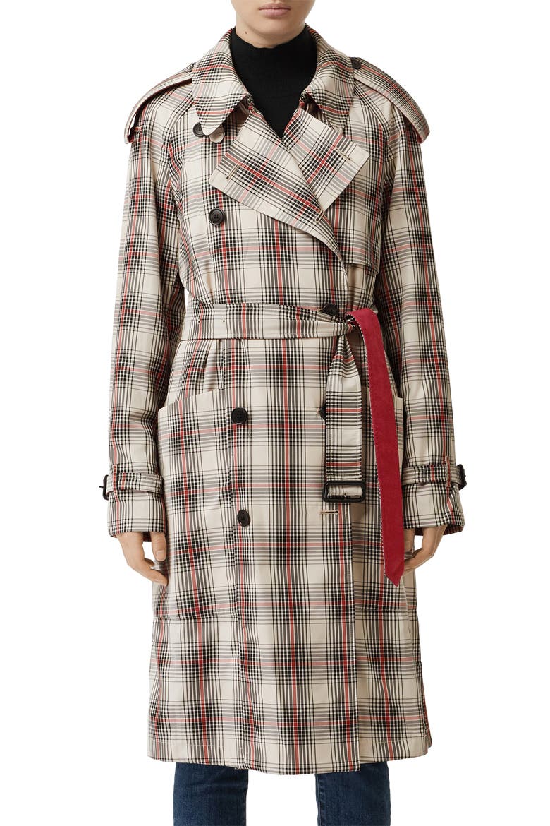 Mileburn Trench Coat, Alternate, color, LIGHT NUDE