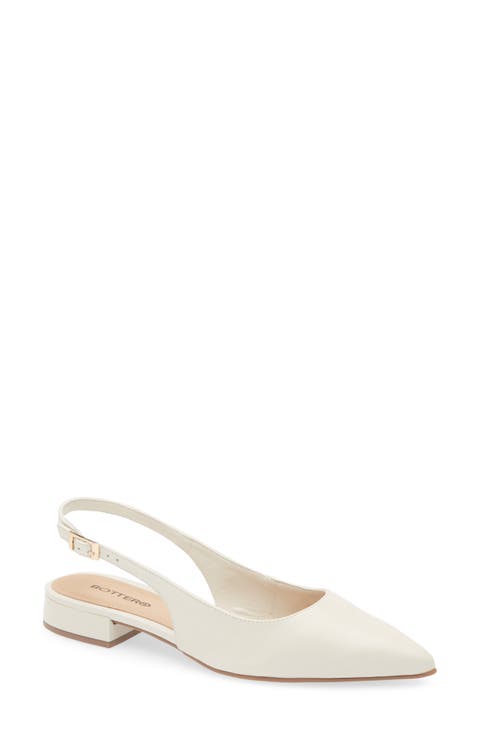 Alessandra Slingback Pointed Toe Flat (Women)