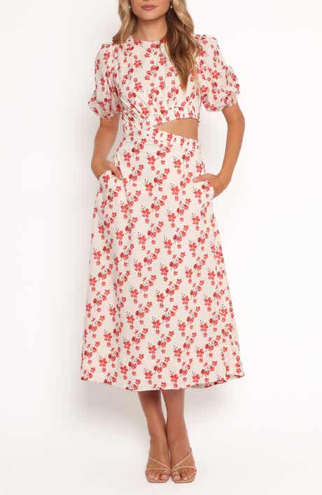 Petal & Pup Aminah Floral Puff Sleeve Maxi Dress