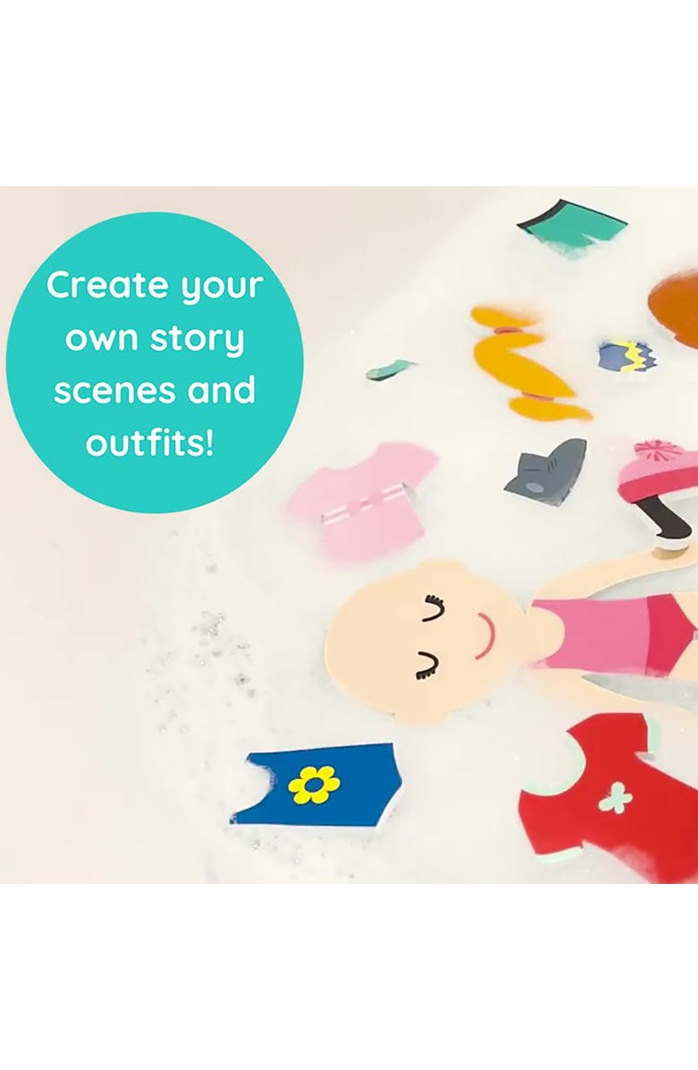 Buddy & Barney Dressing Up Bath Time Stickers, Alternate, color, 