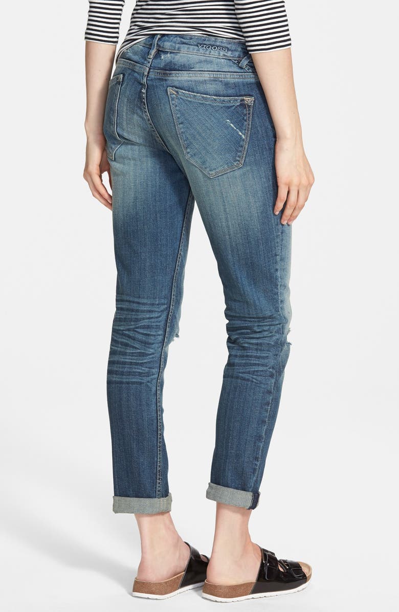 Vigoss 'Tomboy' Destroyed Skinny Jeans, Alternate, color, 