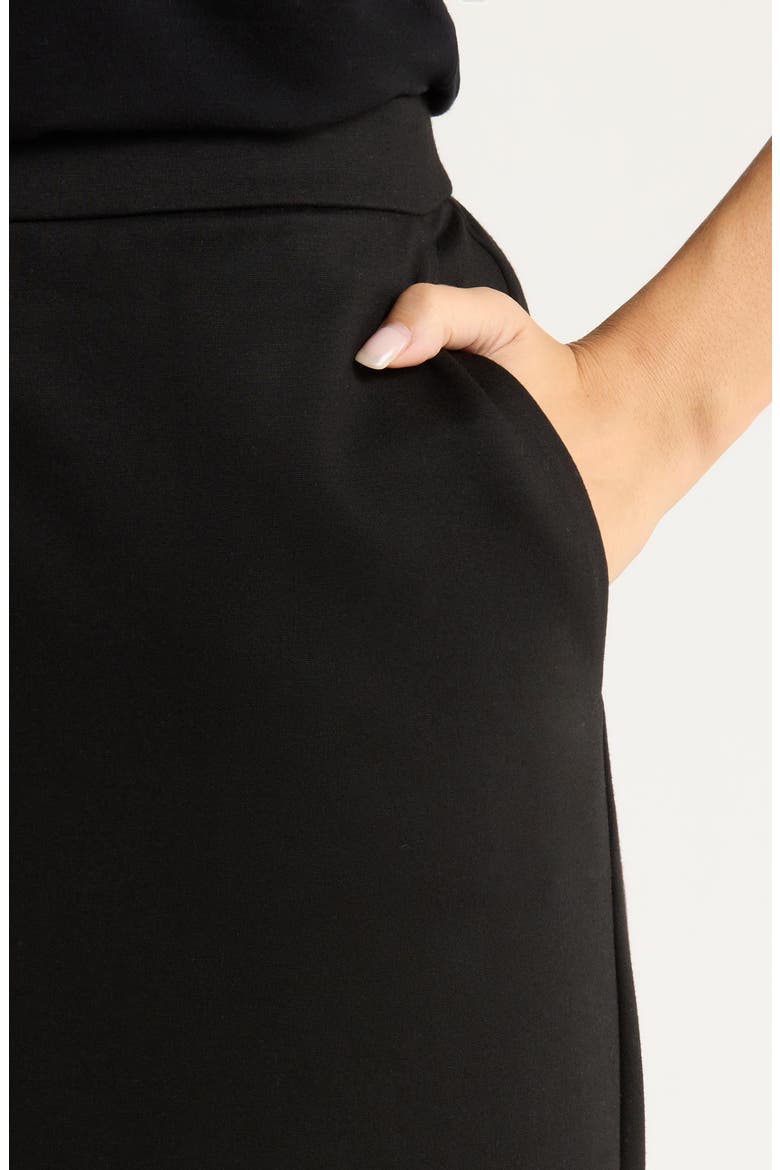 Ankle Wide Leg Pants, Alternate, color, BLACK