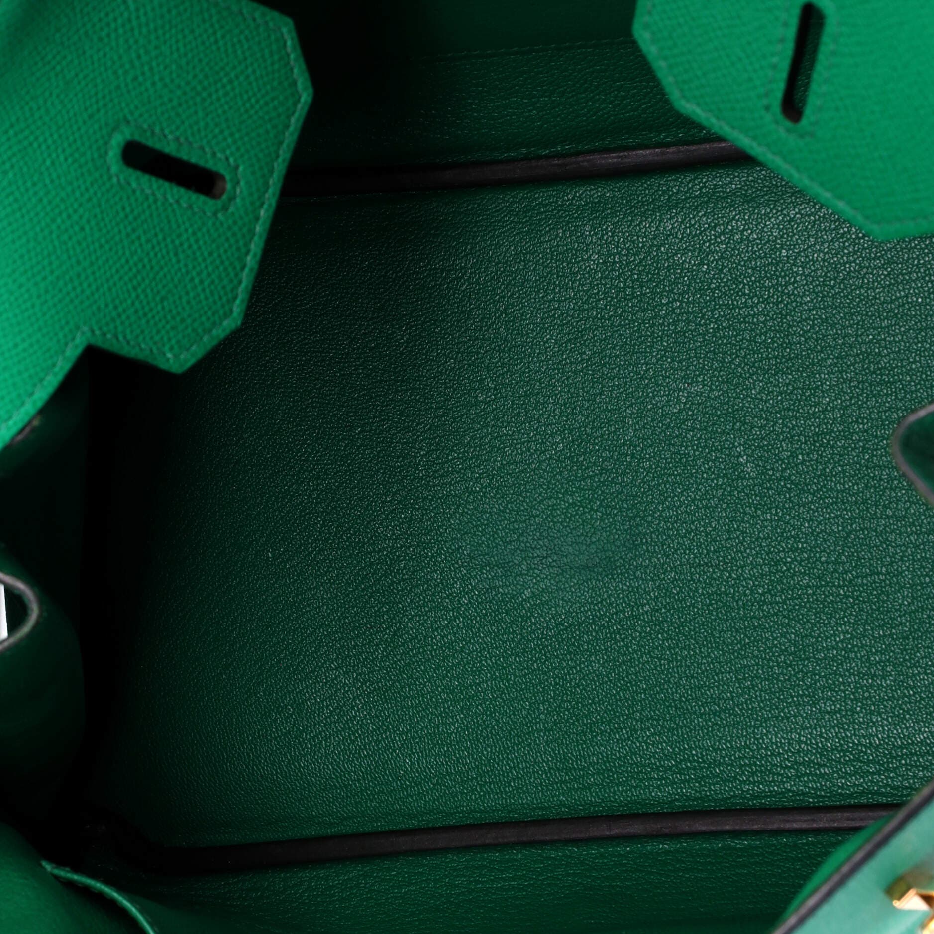 Pre-Owned Hermes Birkin Handbag Green Epsom with Gold Hardware 30, Alternate, color, Vert Jade