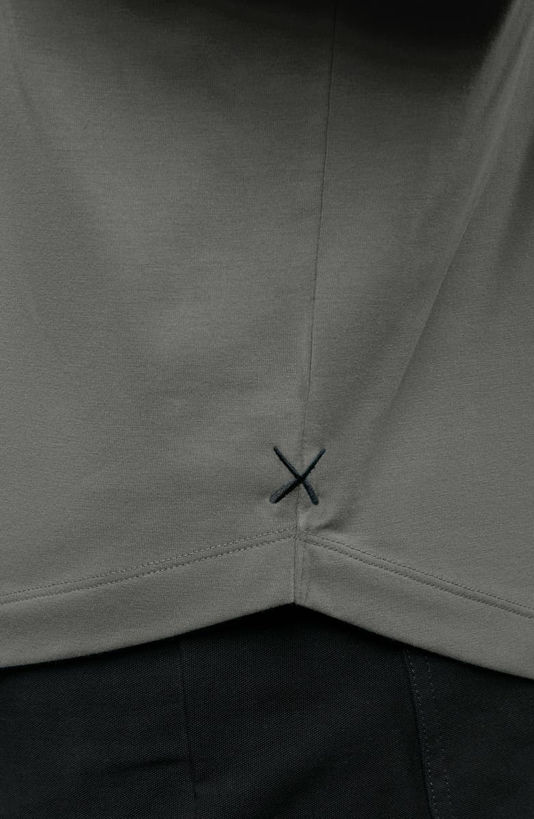 Cuts Trim Fit Cotton Blend Polo, Alternate, color, Castor Grey