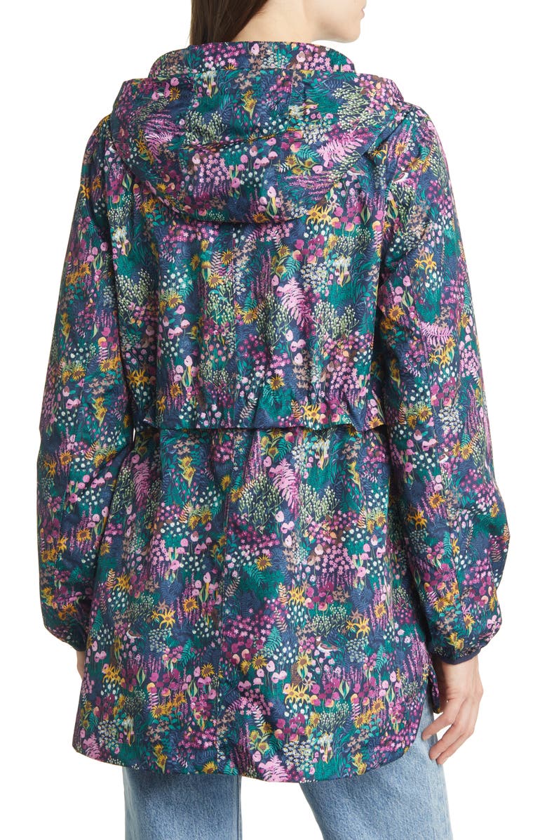 Joules Brookside Animal Print Raincoat, Alternate, color, 