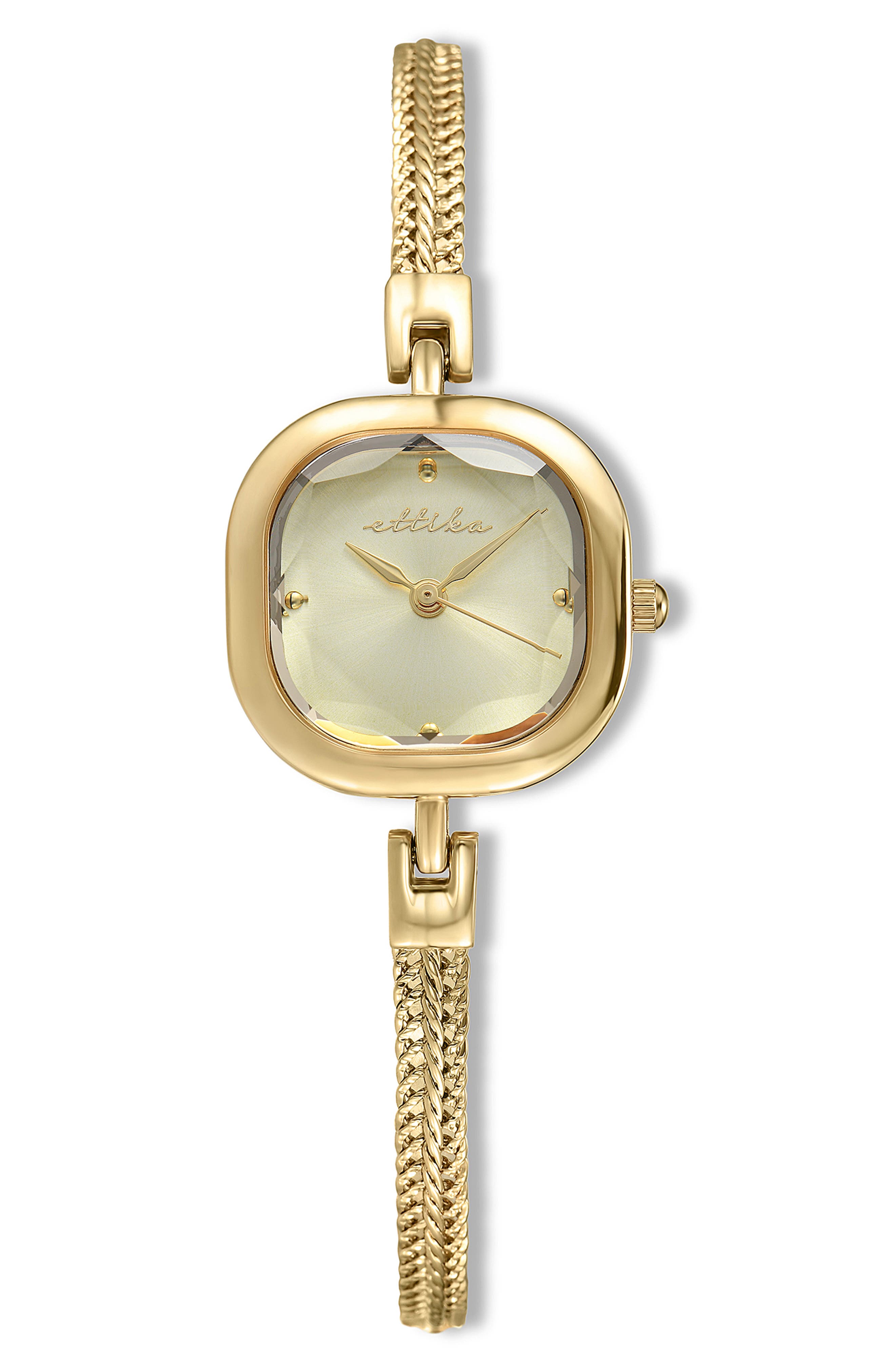 Ettika Petite Square Bracelet Watch, 22mm x 22mm