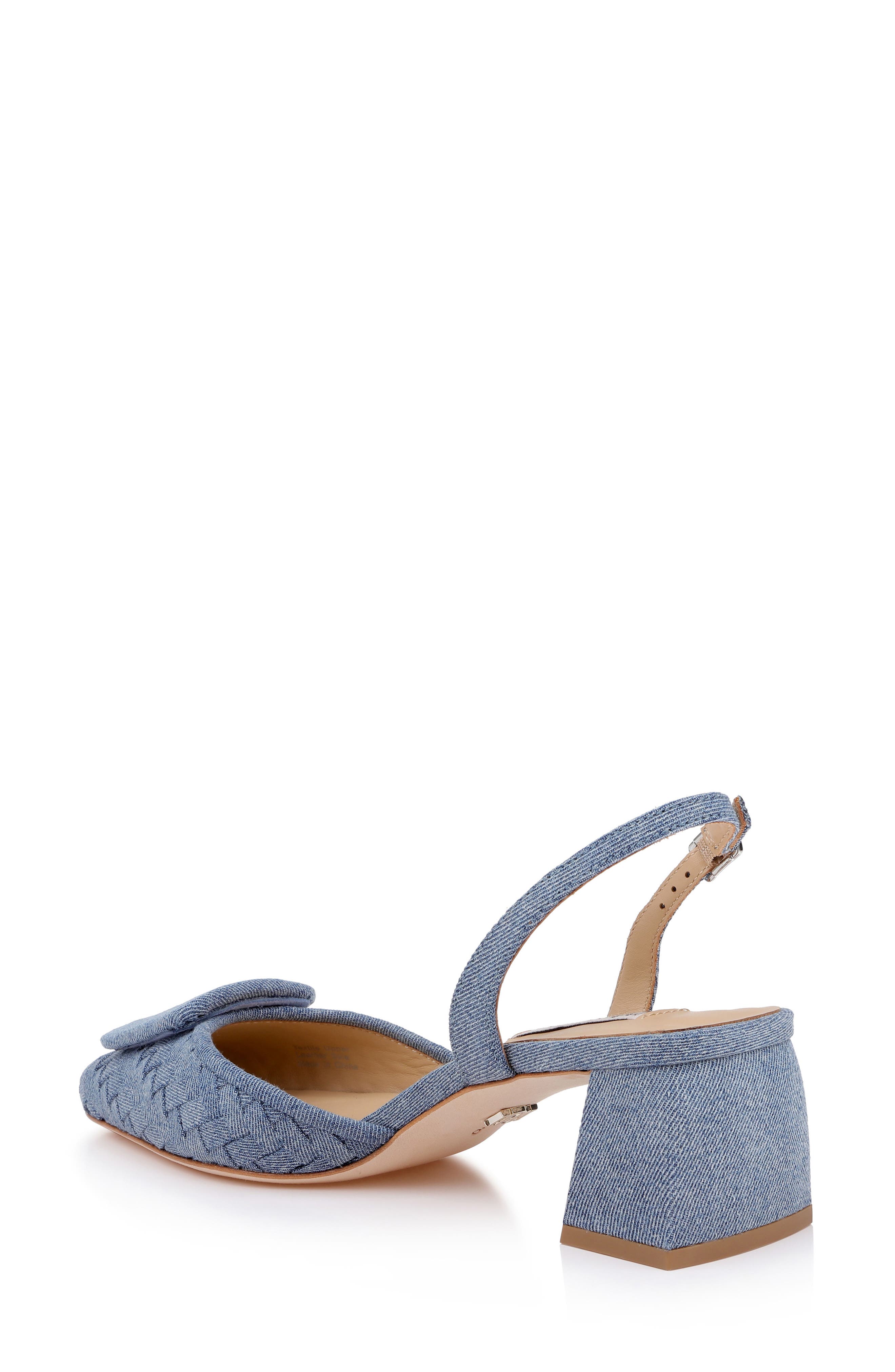 Yaneli Slingback Pump, Alternate, color, LIGHT DENIM