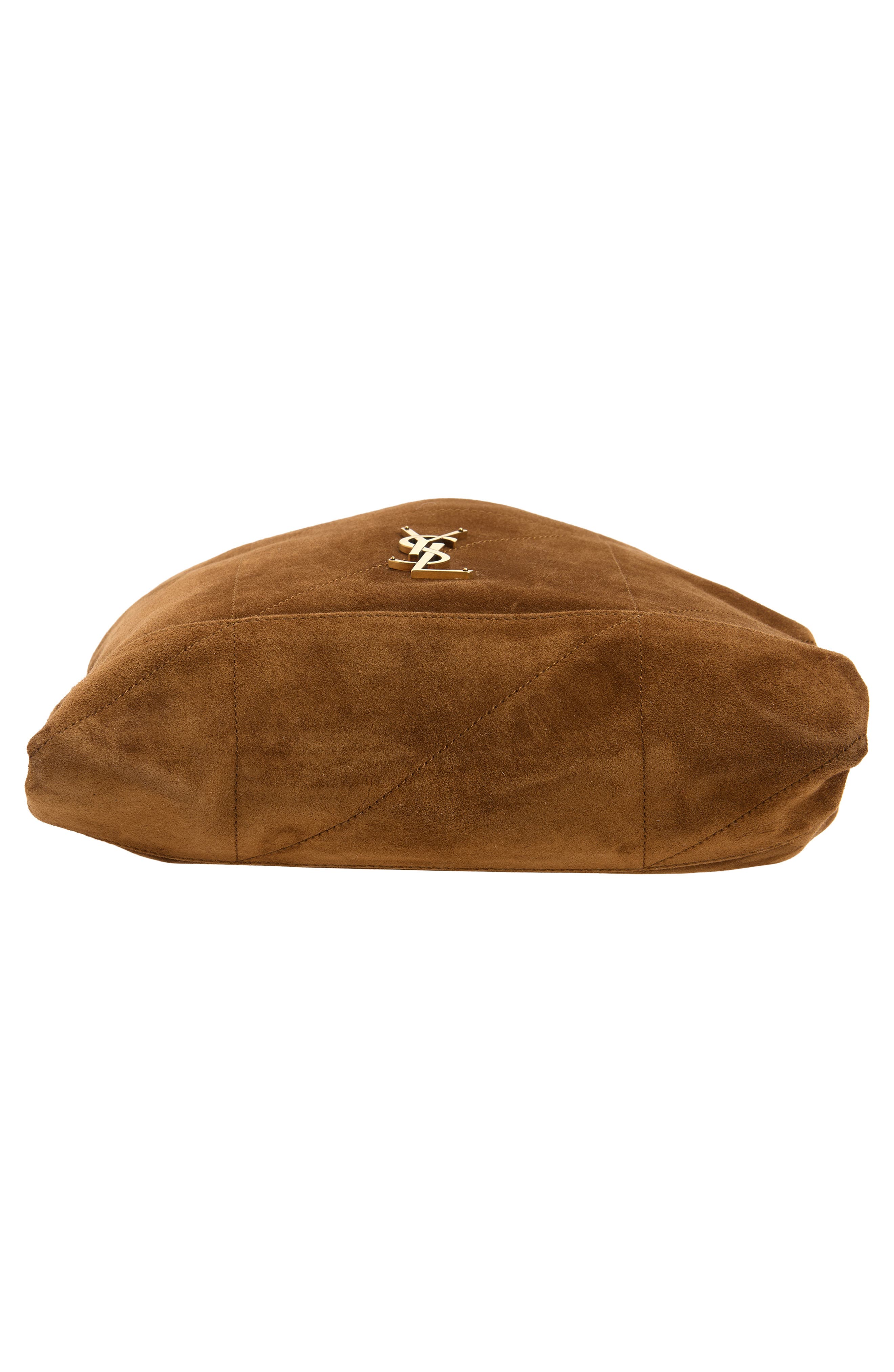 Jamie Suede Pouch Bag, Alternate, color, CARAMEL COGNAC