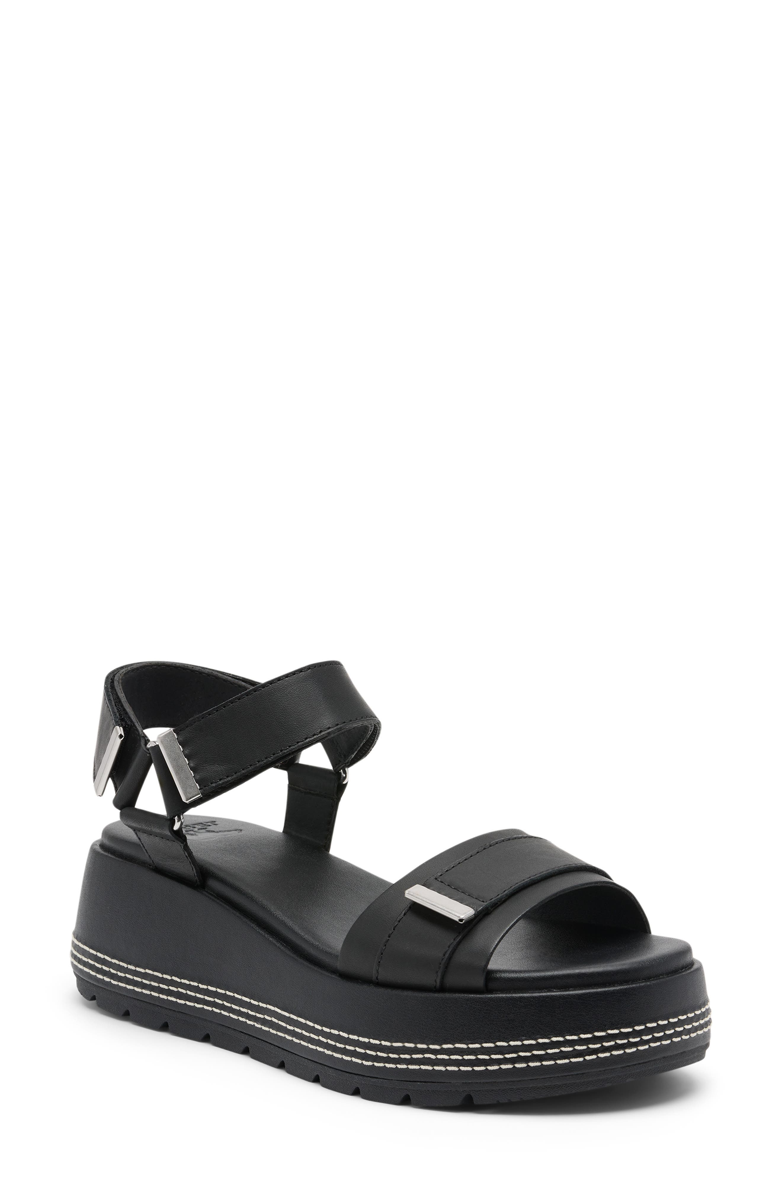 SOREL Sunpeak Ankle Strap Platform Sandal, Main, color, 