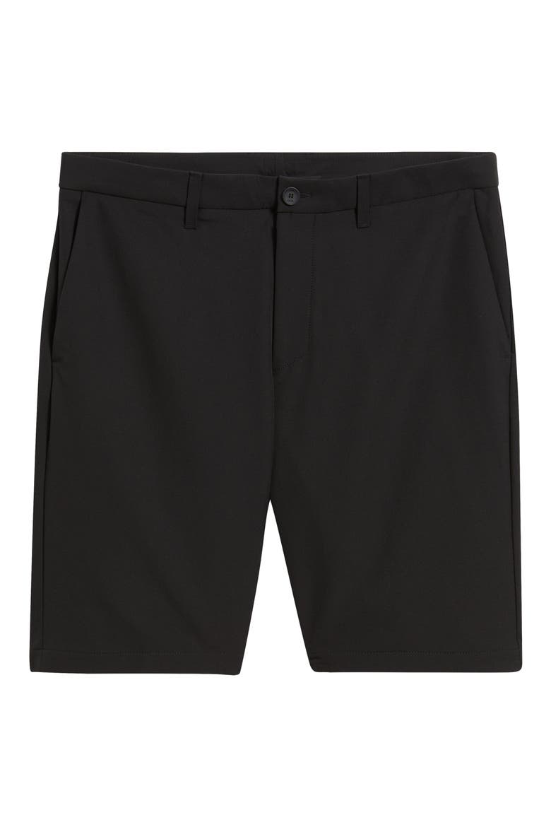 Commuter Slim Fit Performance Shorts, Alternate, color, BLACK