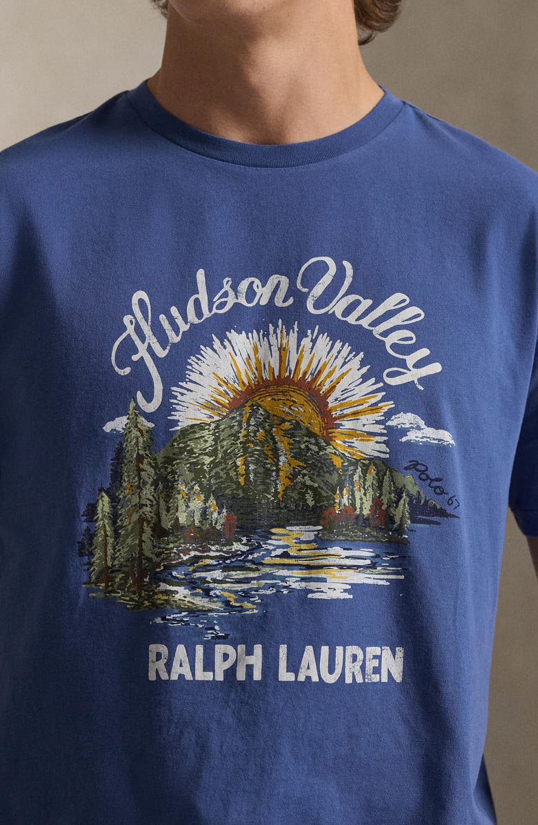 Polo Ralph Lauren Classic Fit Cotton Graphic T-Shirt, Alternate, color, Old Royal