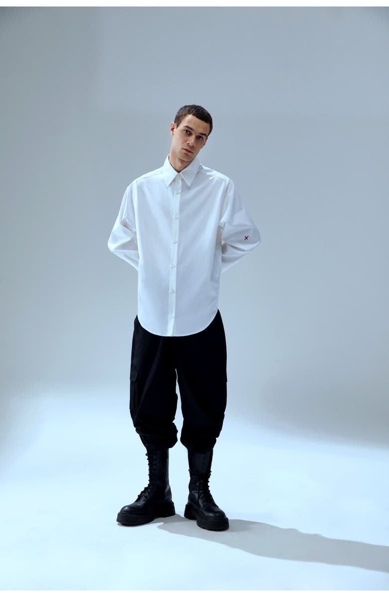 PCFG Pure Cotton Your *Itch Padded Shoulder Shirt, Alternate, color, White