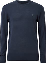 AllSaints Mode Merino Wool Crewneck Sweater