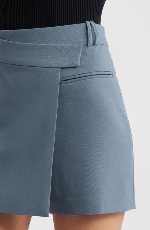 Open Edit The Icon Wrap Front Skort In Blue Weather