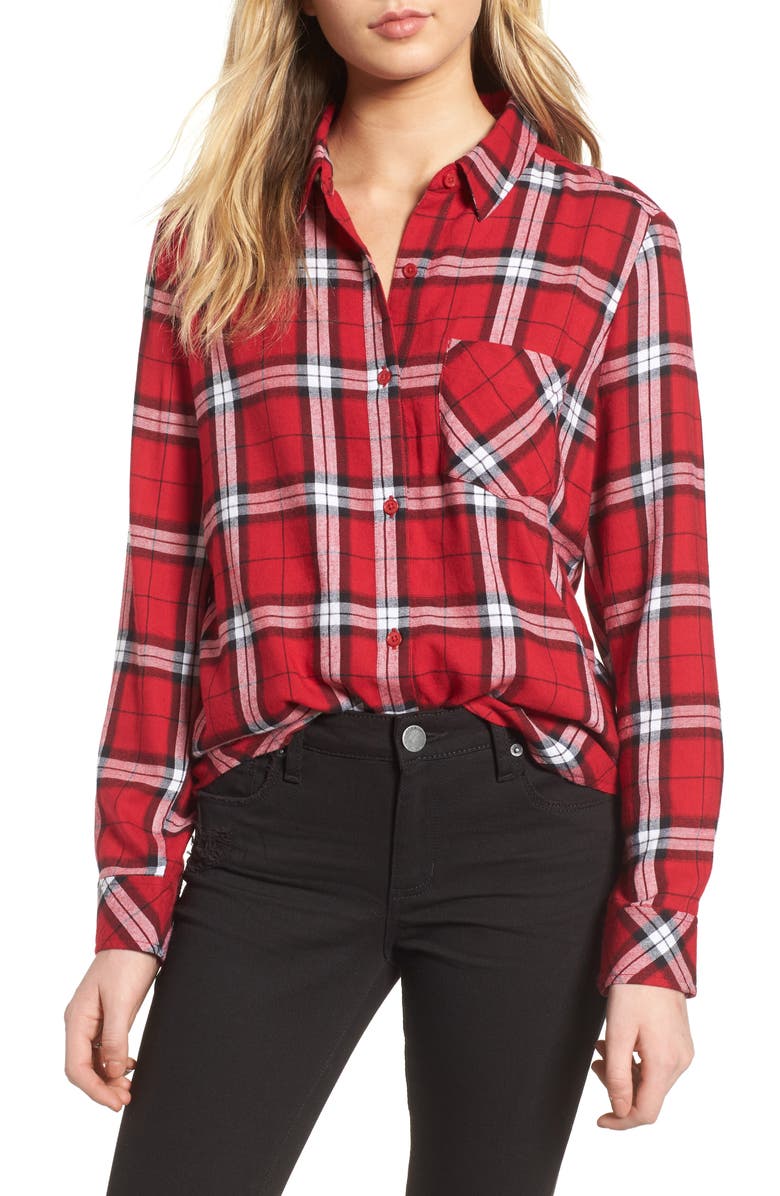BP. Plaid Shirt, Main, color,