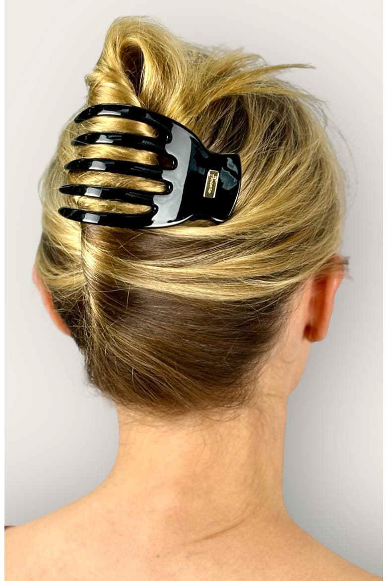 Yara Yoga Hair Clip, Alternate, color, BLACK