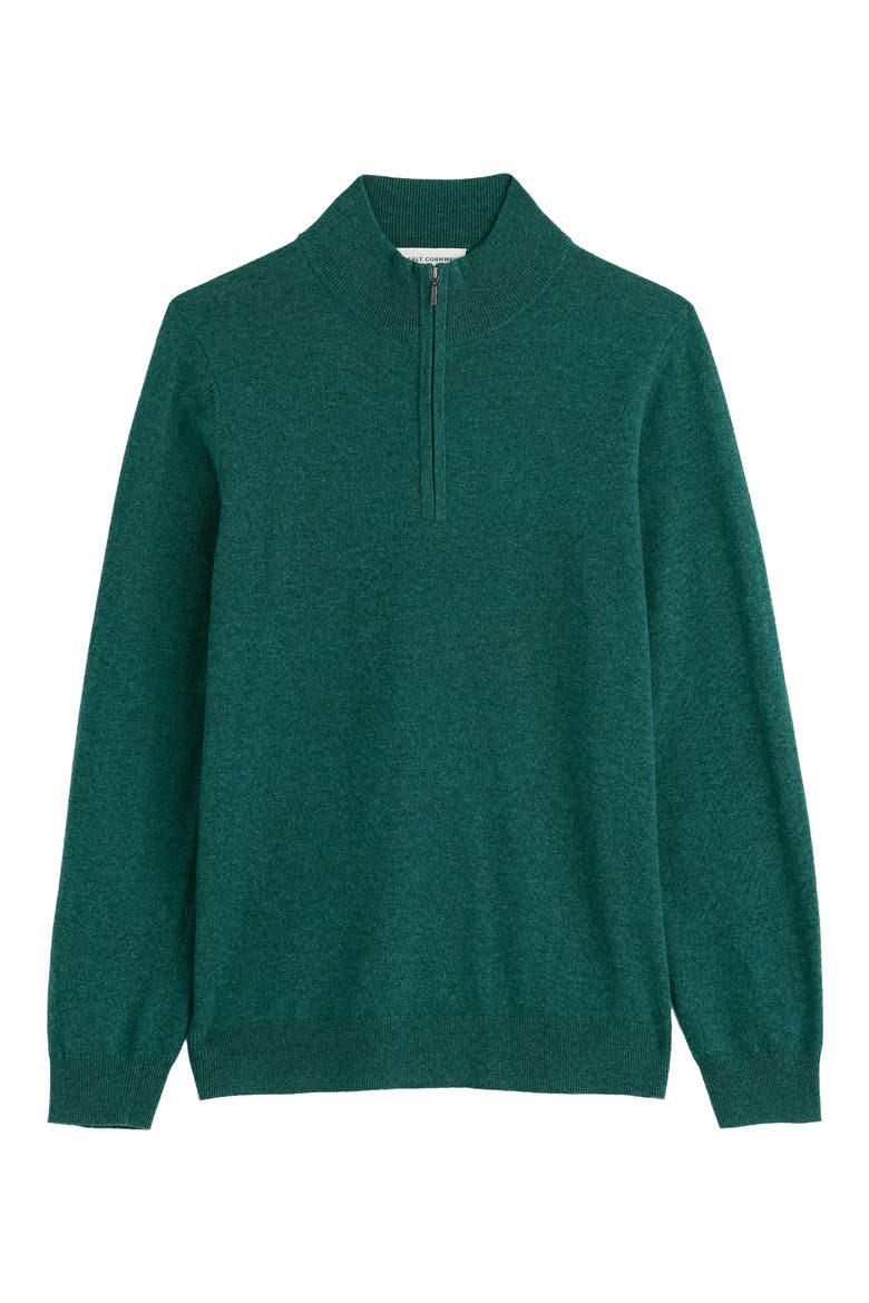 Prow Quarter Zip Merino Wool Blend Sweater, Alternate, color, THICKET