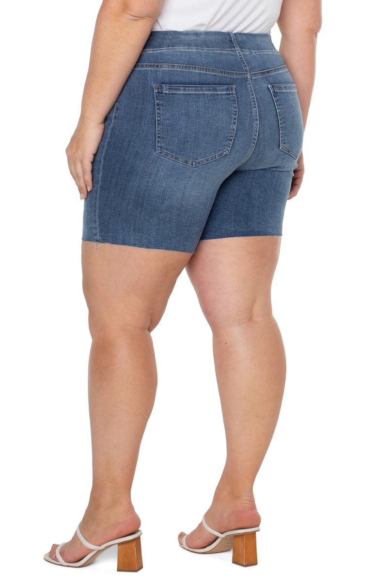 Liverpool Los Angeles Chloe Pull-On Cutoff Bermuda Shorts, Alternate, color, 