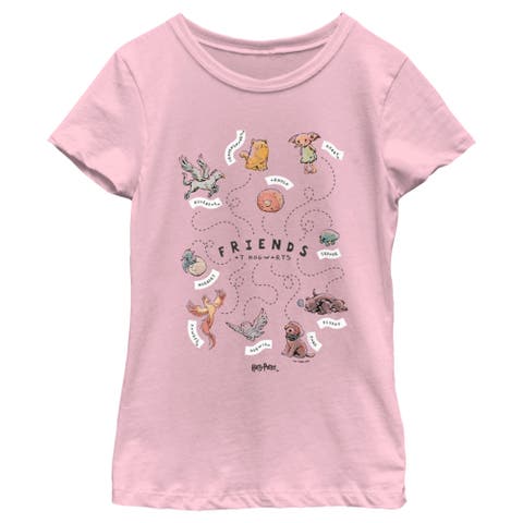 Girl's Harry Potter Animals and Pets from Hogwarts  Graphic T-Shirt