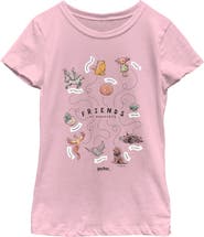 HARRY POTTER Girl's Harry Potter Animals and Pets from Hogwarts  Graphic T-Shirt