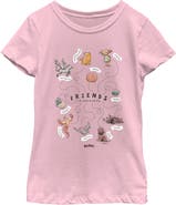 HARRY POTTER Girl's Harry Potter Animals and Pets from Hogwarts Graphic T-Shirt