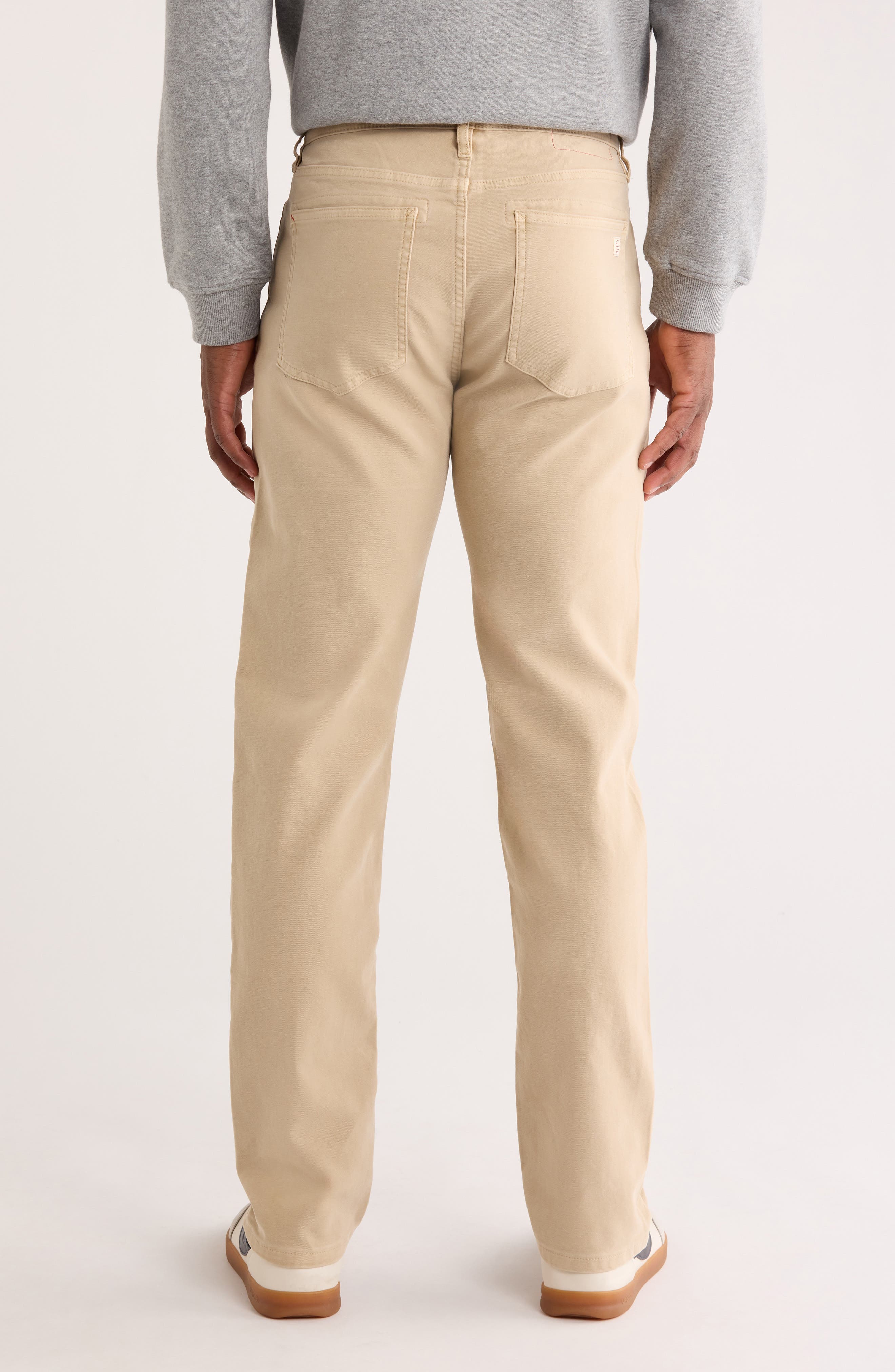 Flex Slim Straight Leg Stretch Twill Pants - image 2