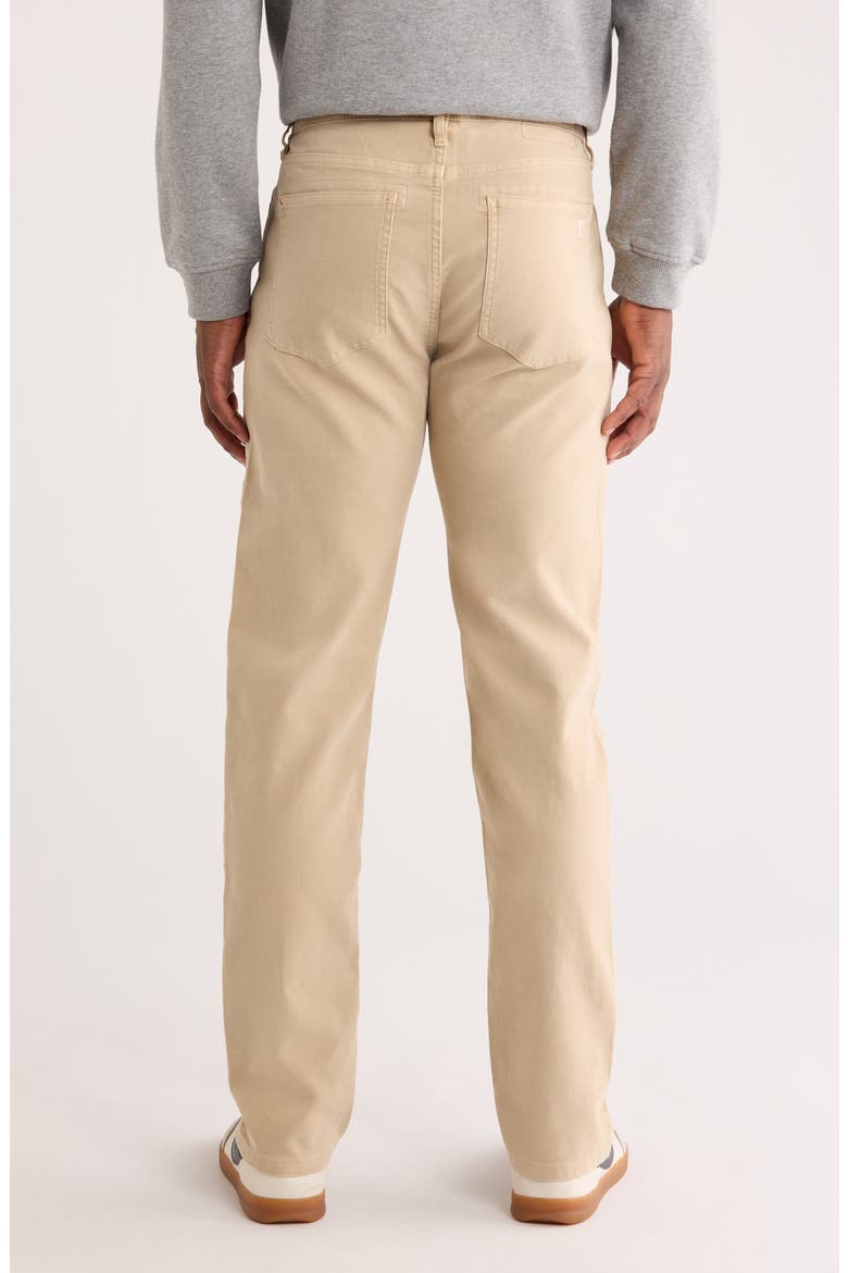 Flex Slim Straight Leg Stretch Twill Pants, Alternate, color, KHAKI