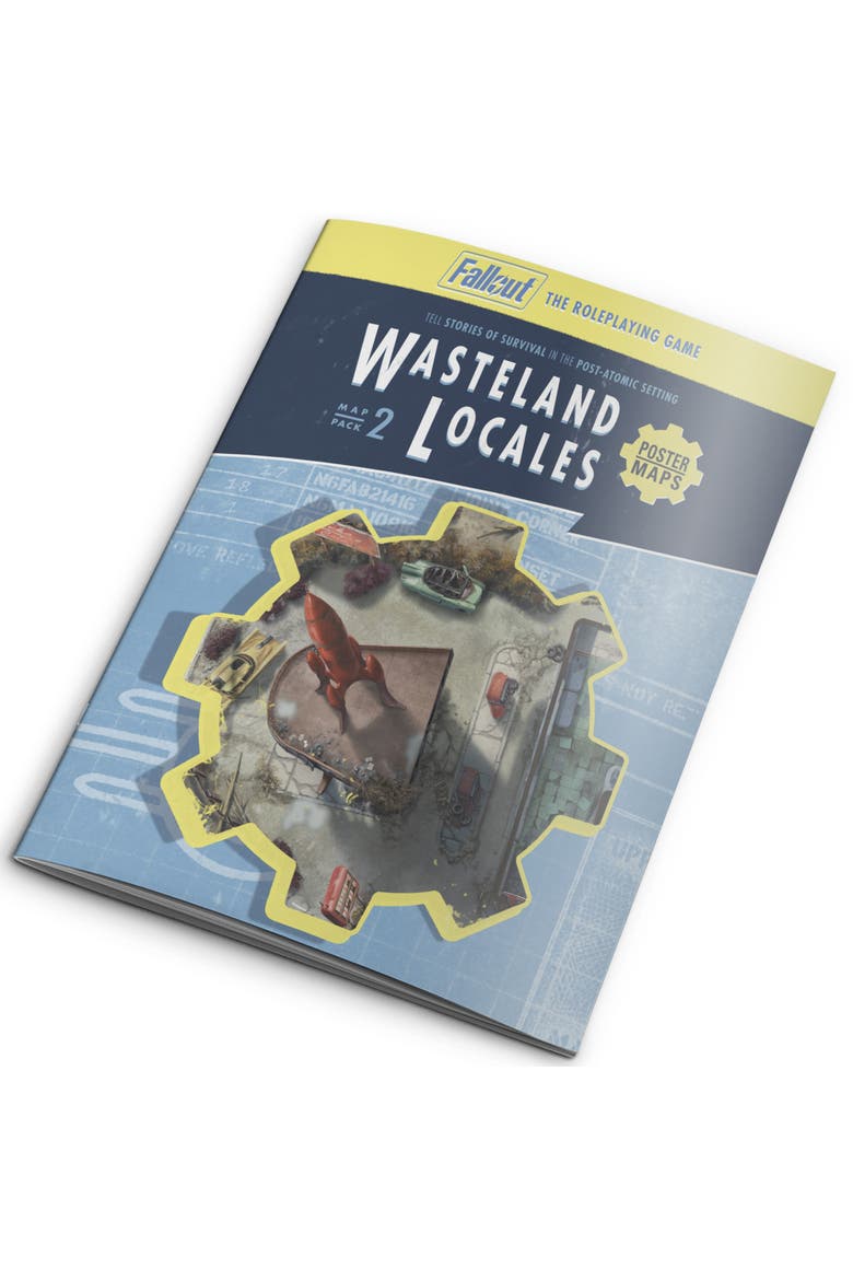 Fallout 32 Page RPG Book & 4 Maps, Main, color, Multicolored