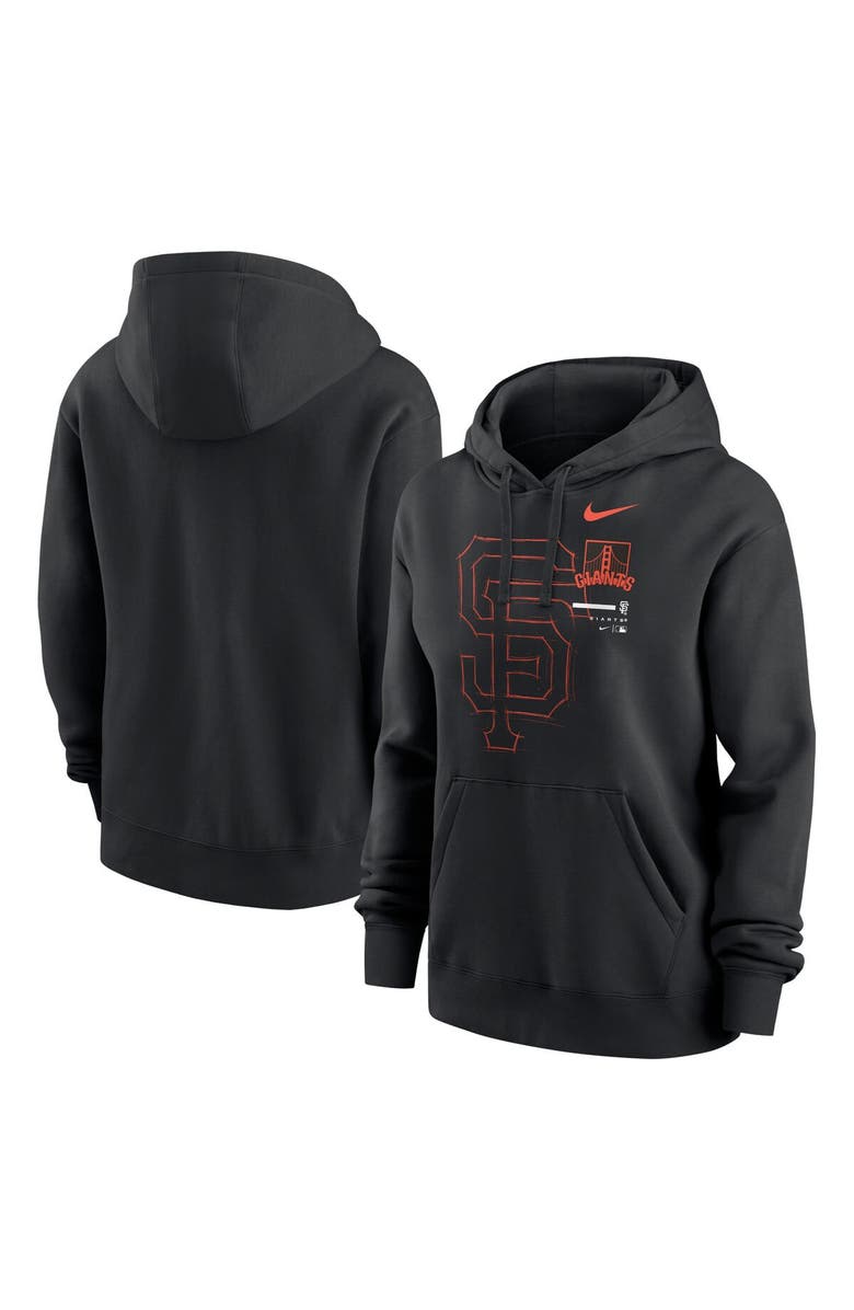 Nike Women's Nike Black San Francisco Giants Big Game Pullover Hoodie, Main, color, Black