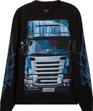 PLEASURES Semi Heavyweight Long Sleeve Graphic T-Shirt