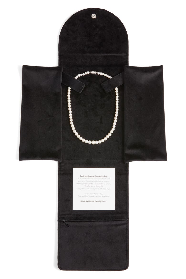 Freshwater Pearl Necklace, Alternate, color, 14K WHITE GOLD/ PEARL