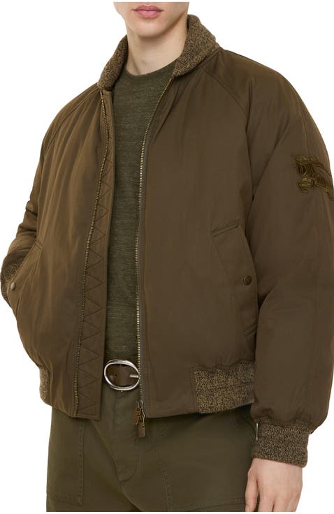 Gabardine Bomber Jacket