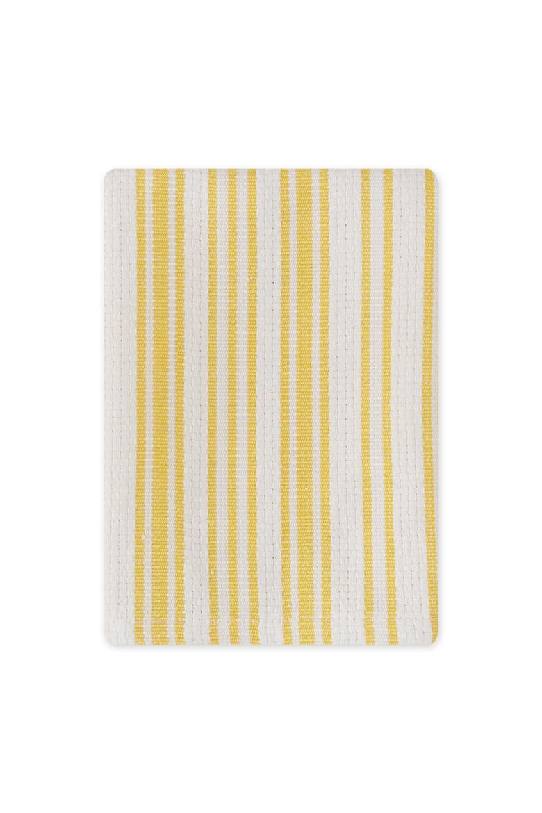 Yarrow Yellow Stripe Heavyweight Kitchen Set of 3, Alternate, color, Yarrow Yellow