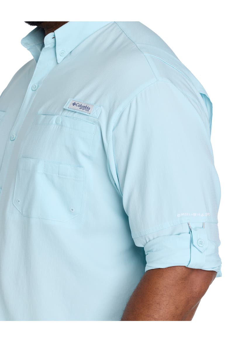 Big & Tall PFG Tamiami Sport Shirt, Alternate, color, MARINE LIGHT