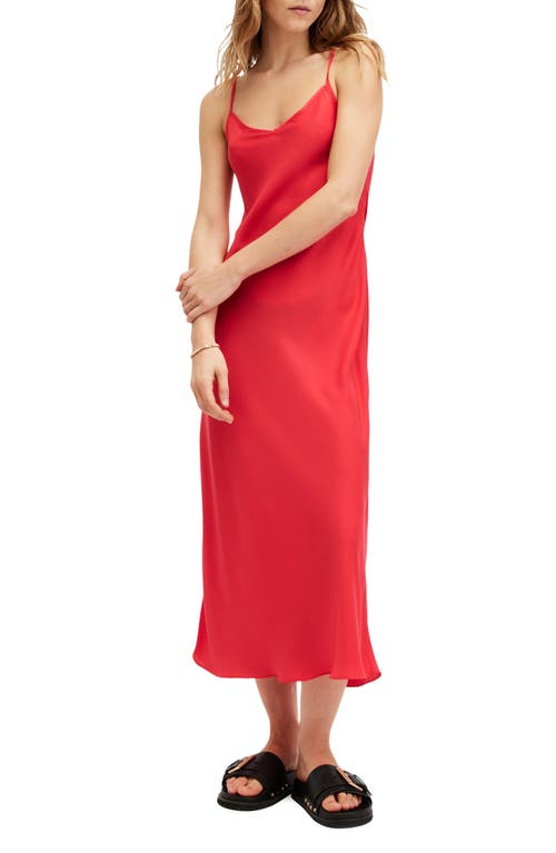 Shop Allsaints Bryony Slipdress In Red