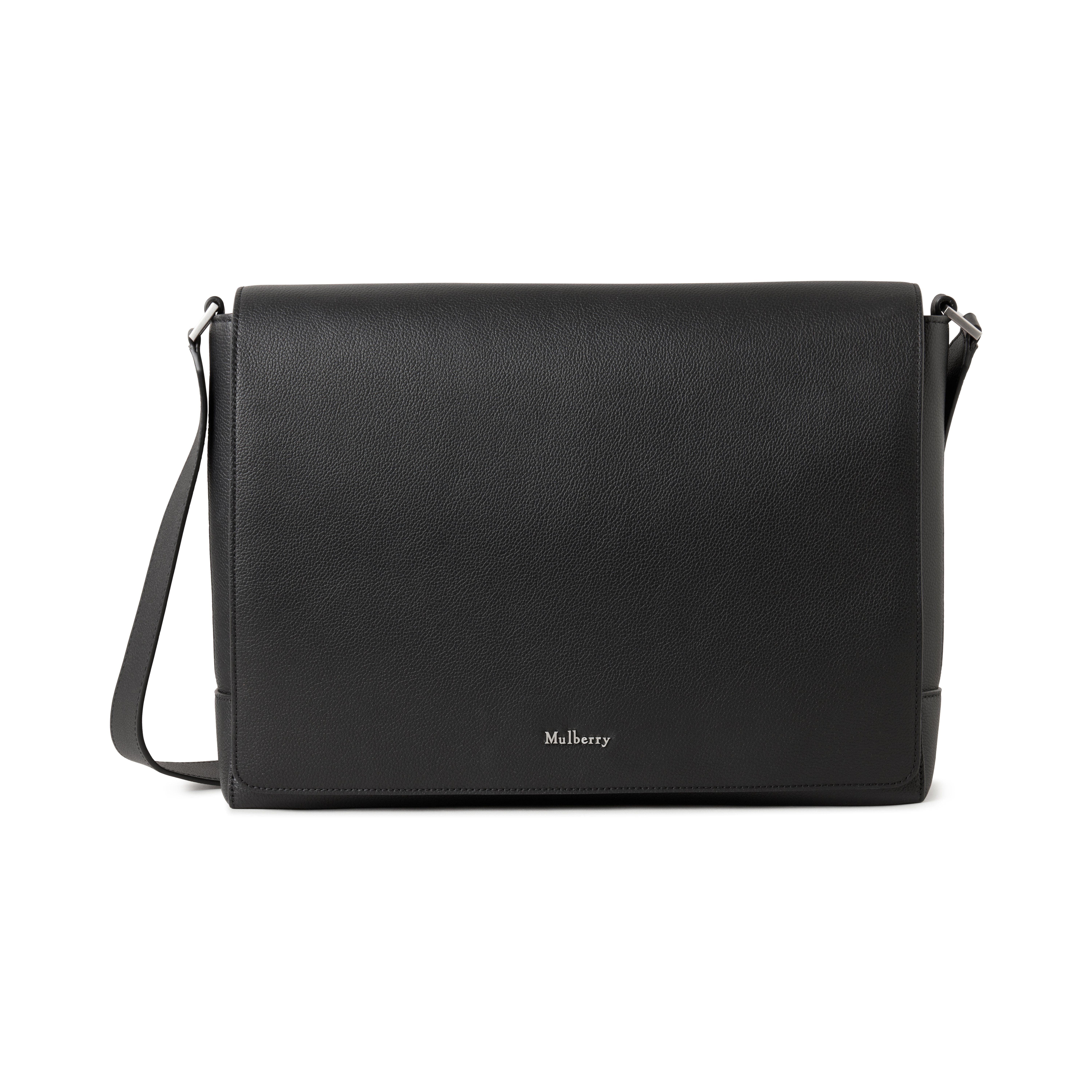 Mulberry Farringdon Leather Messenger, Main, color, 