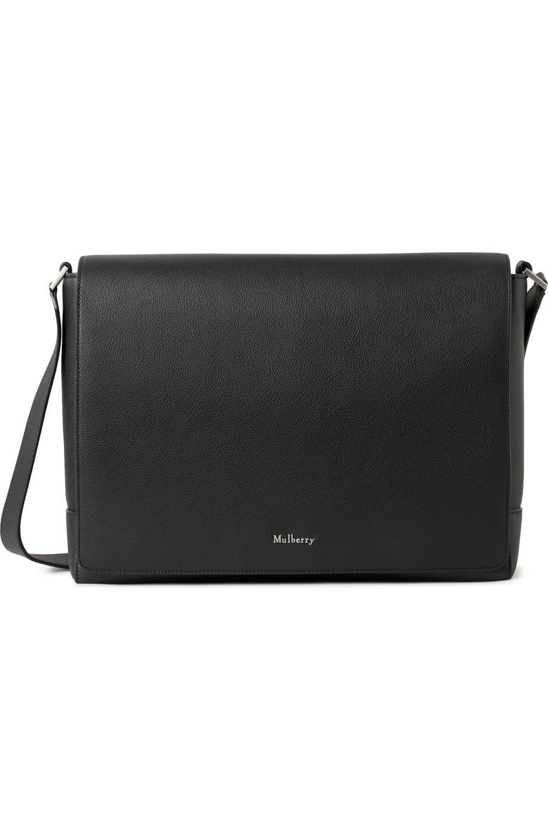 Mulberry Farringdon Leather Messenger, Main, color,