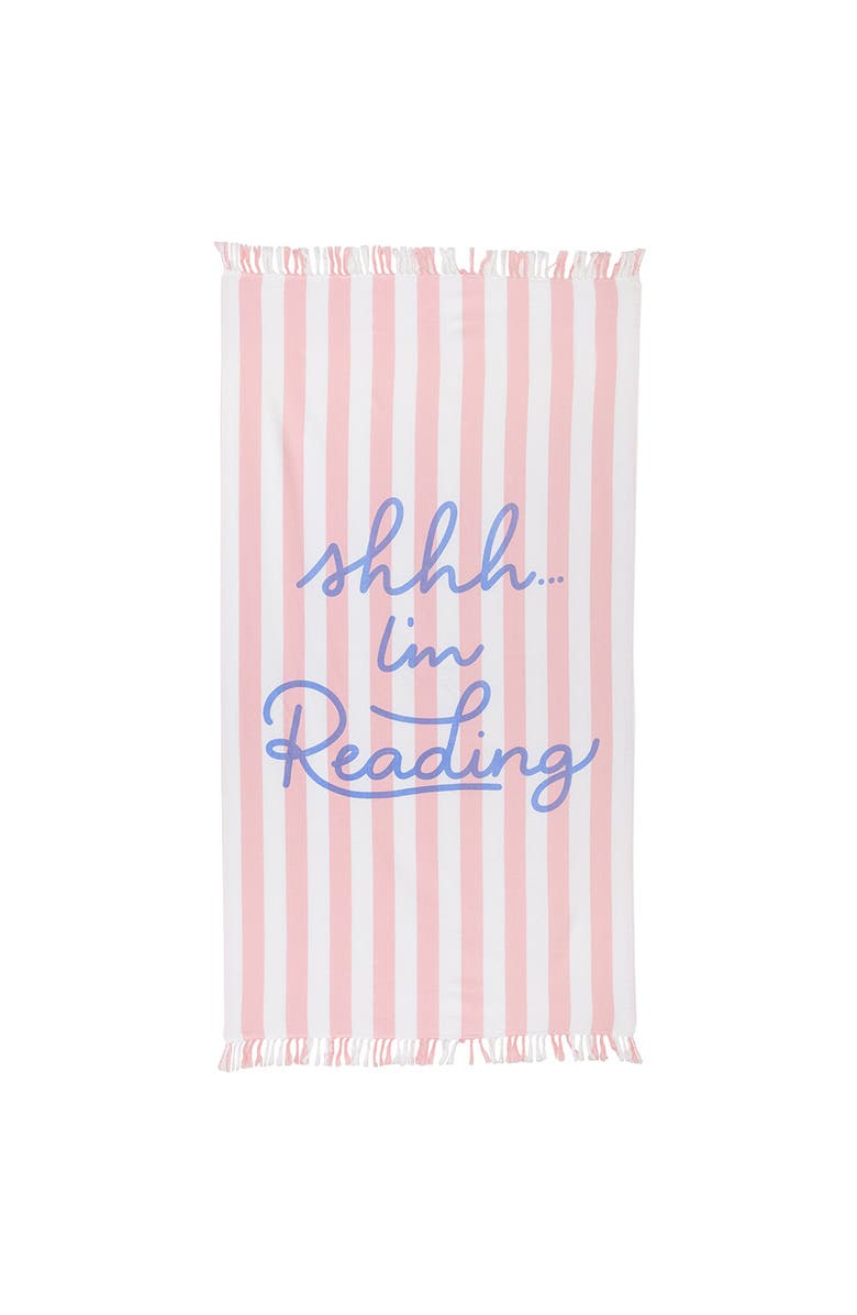 Jollity & Co Book Club Beach Towel, Main, color, 