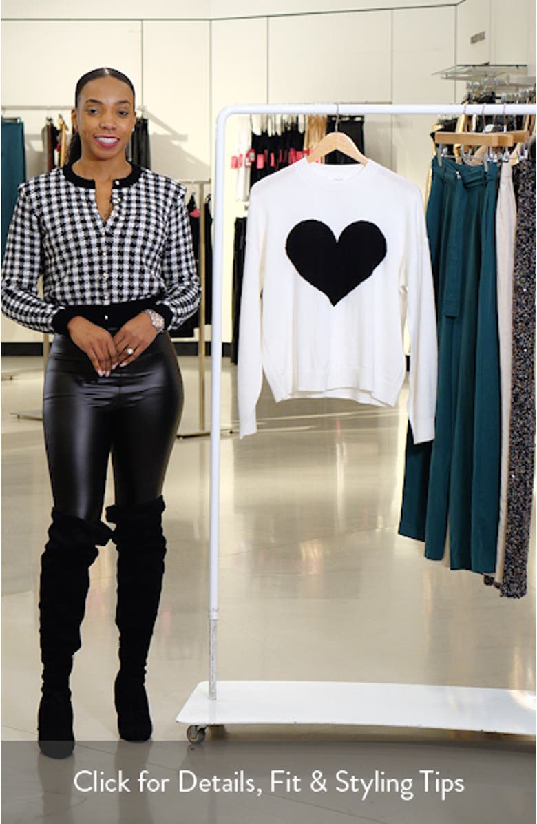 Layton Love Heart Intarsia Sweater, sales video thumbnail