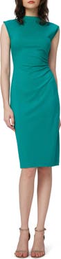Diane von Furstenberg Darrius Ruched Sleeveless Sheath Dress