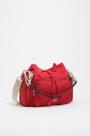 Bimba y Lola Nylon Structured Crossbody Bag