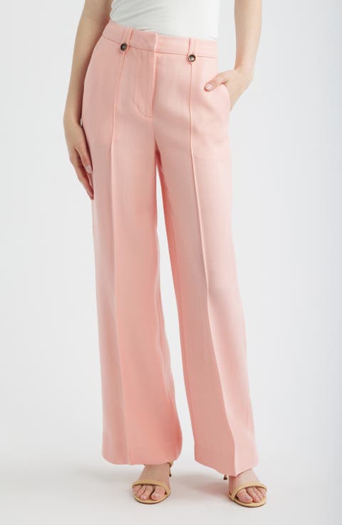 Magda Wide Leg Pleat Pants